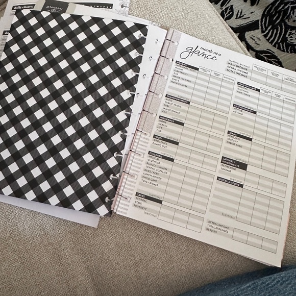 HAPPY PLANNER Bundle - Homebody Big Sticker book and Planner Paper - Partial - Picture 14 of 16